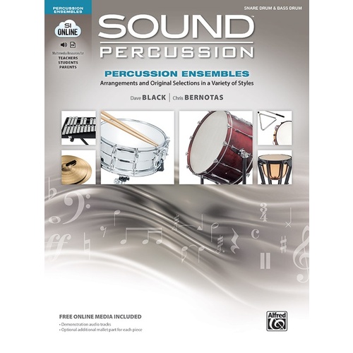 Sound Percussion Ensembles Snare/Bass Drum Book/Oa