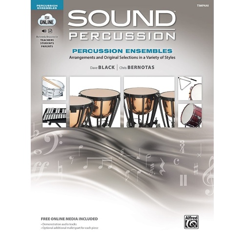 Sound Percussion Ensembles Timpani Book/Oa