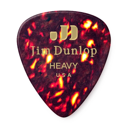 Jim Dunlop Shell Classics Heavy Pick - PICK SHELL CLASSICS HEAVY  (Single)