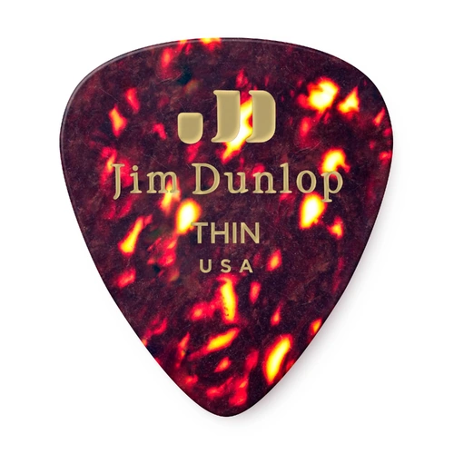 Jim Dunlop Shell Classics Thin Guitar Pick  (Single)