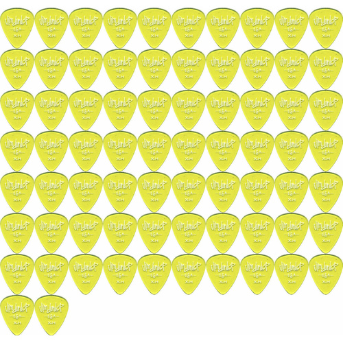 72 x Jim Dunlop Gels Yellow Extra Heavy Guitar Picks Bulk Bag 486RXH