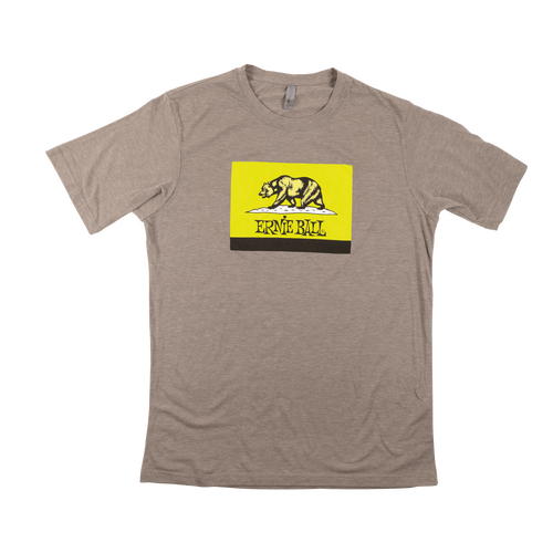 Ernie Ball CA Bear Green Flag T-Shirt XL