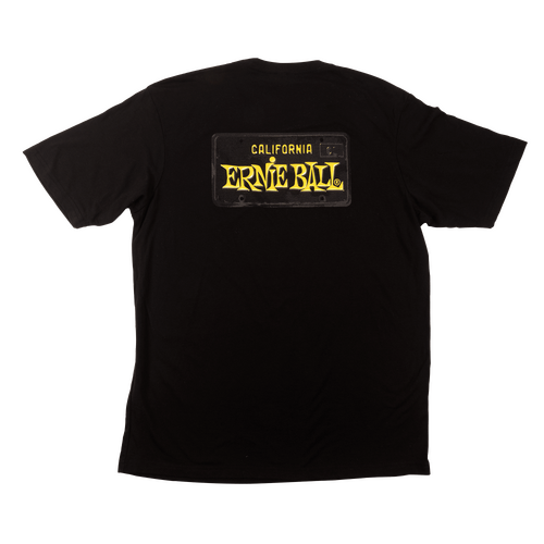 Ernie Ball CA License Plate T-Shirt LG