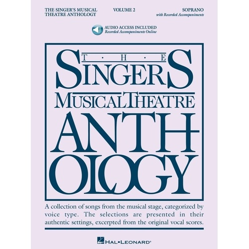 Singer's Musical Theatre Anthology Volume 2 Soprano Songbook