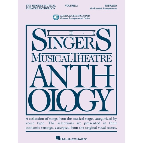 Singers Musical Theatre Anth V2 Sop Book/Online Audio (Softcover Book/Online Audio)