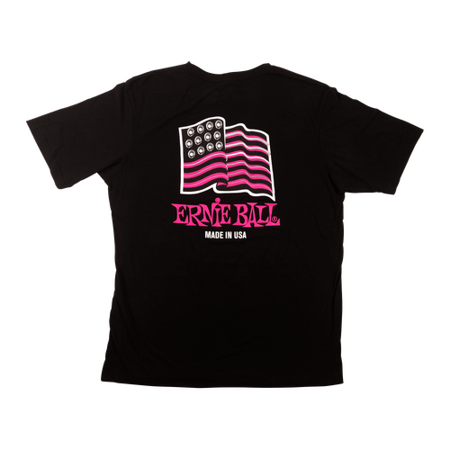 Ernie Ball USA Ball End Flag T-Shirt SM