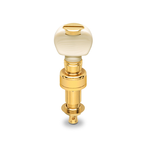 Schaller Gold B4 Banjo Machine Head Tuner, Precision-Crafted, 1:4 Gear Ratio, Includes Bushing and Washer