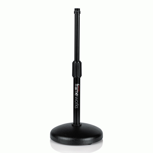 Gator Frameworks GFWMIC0501 Round Base Desktop Mic Stand Boom Mic Stand