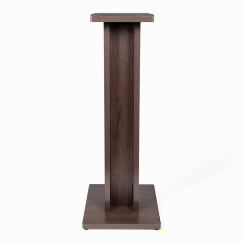 Gator Frameworks Elite Studio Monitor Stand in Dark Walnut Brown Finish