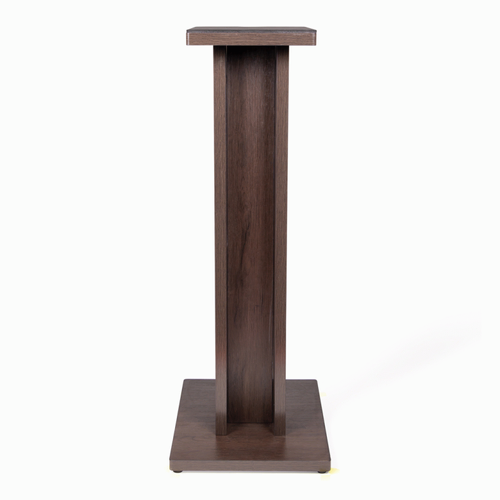 Gator Frameworks Elite Studio Monitor Stand in Dark Walnut Brown Finish