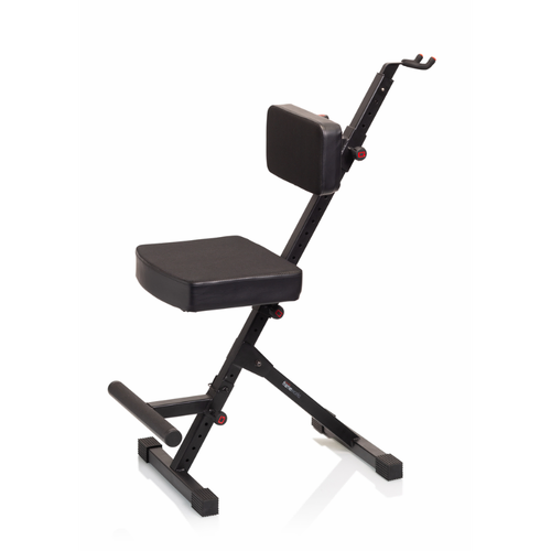 Gator GFW-GTR-SEATDLX Deluxe Guitar Seat with Adjustable Back Rest and Guitar Hanger
