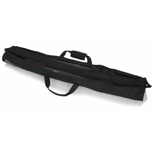 Gator Frameworks ID Speaker Sub Pole Set with Carry Bag - 2-Pack with Height Adjustment and Mount Adapter