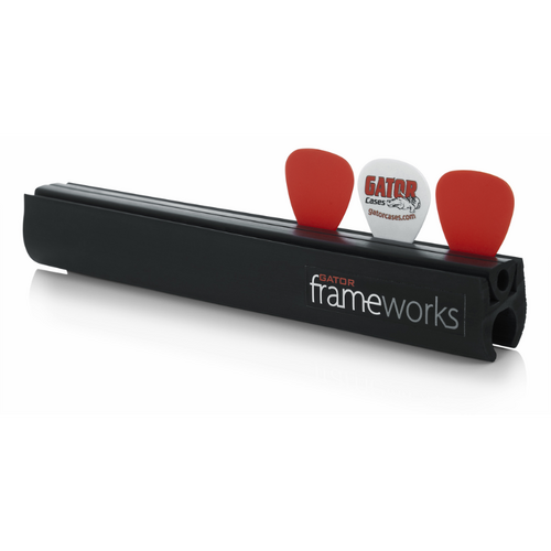 Gator Frameworks Clip-On Guitar Pick and Slide Holder for Microphone Stands