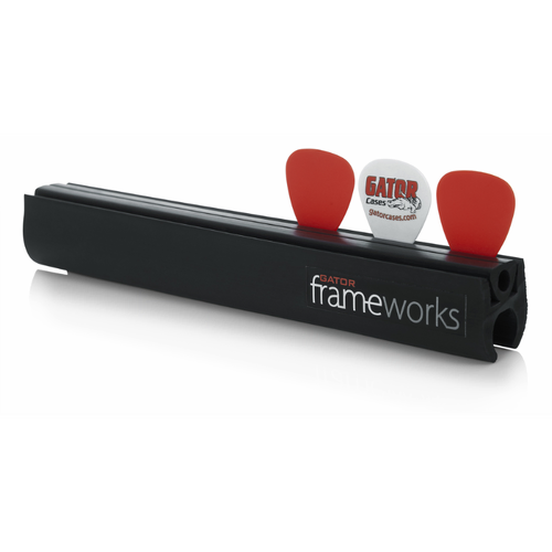 Gator Frameworks Clip-On Guitar Pick and Slide Holder for Microphone Stands