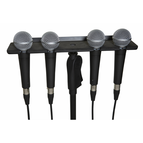 Gator GFW-MIC-4TRAY Multi Mic Holder for Four Mics