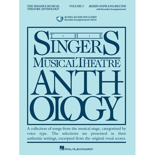 Singer's Musical Theatre Anthology Volume 2 Mezzo/Belt Book with Online Audio