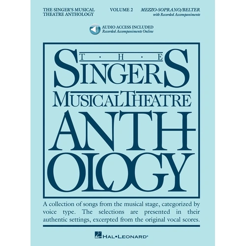 Singer's Musical Theatre Anthology Volume 2 Mezzo/Belt Edition Book with Online Audio