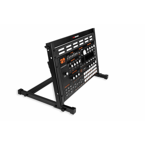 Gator GFW-DESKTOPRK-06U Collapsible 6U Metal Desk Rack Stand