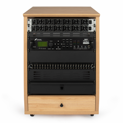 Gator GFW-EliteStudioRk12-MPL Angled Rack 12U Maple