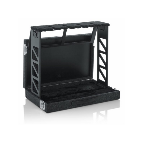 Gator GTRSTD4 Compact Rack Style Guitar Holder for 4 Guitars, Folds into Case