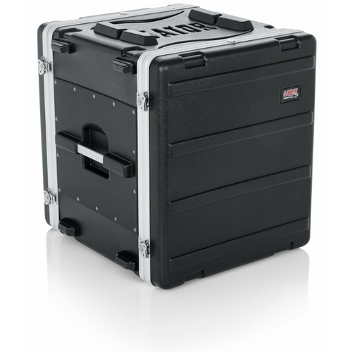 Gator GR-12L Molded PE Rack Case 12U with Locking Front and Rear Rails, 19" Deep