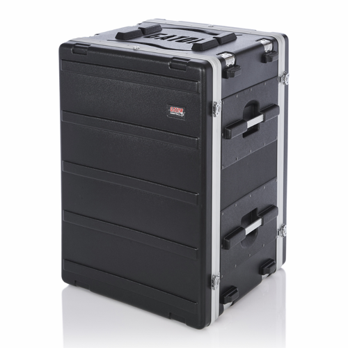 Gator G-SHOCK-16L ATA Molded PE Shock Rack with Rubber Shock Suspension, 16U