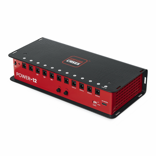 Gator GTR-PWR-12-I 12 Output Guitar Effects Pedal Power Supply with 2300mA Isolated Outputs