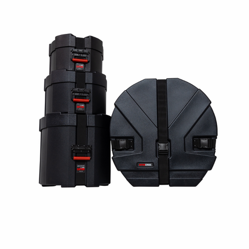 Gator Grooves Jazz Fusion Pack Drum Case Set with Bass, Tom, and Floor Tom Cases