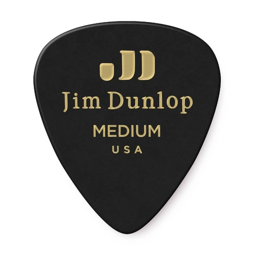 Jim Dunlop Dunlop Black Classics Celluloid Guitar Pick (Single)