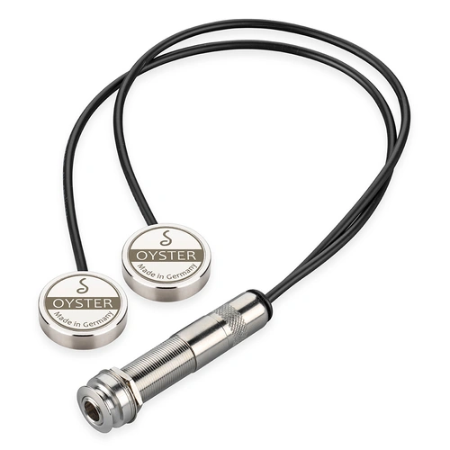 Schaller Oyster D/S Twin Bug Pickup with Socket Nickel 16050102