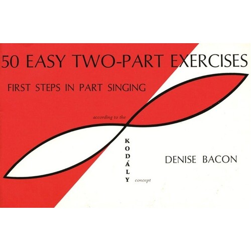 50 Easy 2 Part Exercises First Steps A Cappella (Softcover Book)