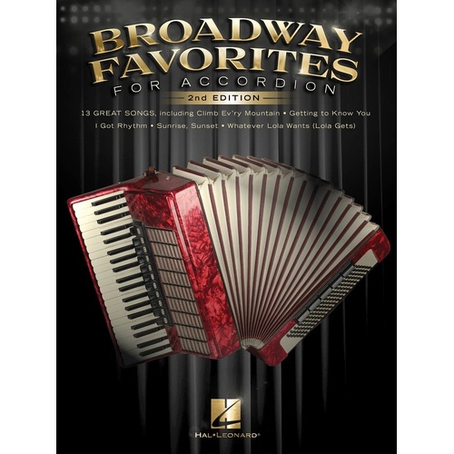 Broadway Favorites Accordion ACD (Softcover Book)