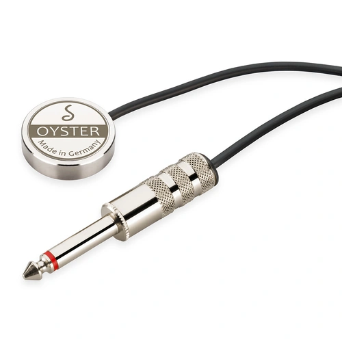 Schaller Oyster S/P Single Piezo Pickup with 1/4" Jack Nickel 16050103