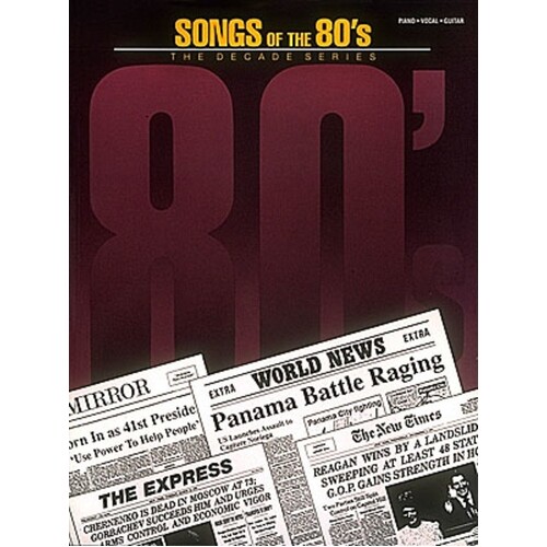 Songs Of The 80s Decade Series PVG (O/P) (Softcover Book)