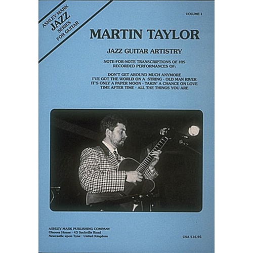 Jazz Guitar Artistry Martin Taylor (Softcover Book)