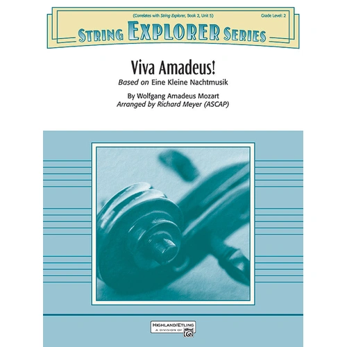 Viva Amadeus! SO Gr 2 Mozart Arranged by Richard Meyer String Orchestra Sheet Music