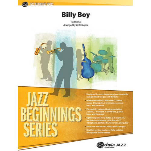 Billy Boy Jazz Ensemble Sheet Music by Victor López - Gr 0.5