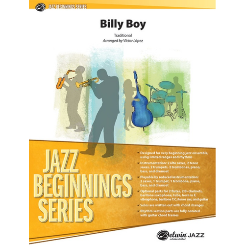 Billy Boy Jazz Ensemble Sheet Music Arranged by Victor Lopez 49200