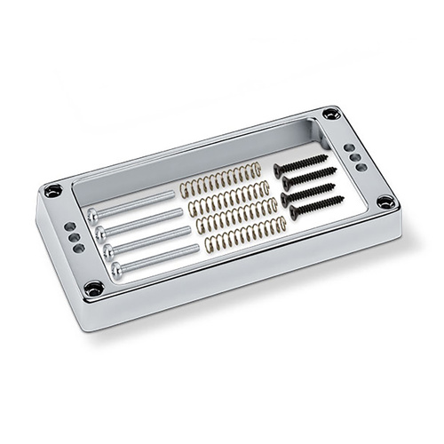 Schaller Guitar Pickup Frame Flat High Chrome 3H 17020213