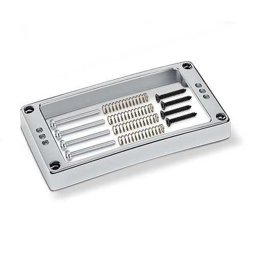 Schaller Guitar Pickup Frame Curved High Chrome 3H-17020214