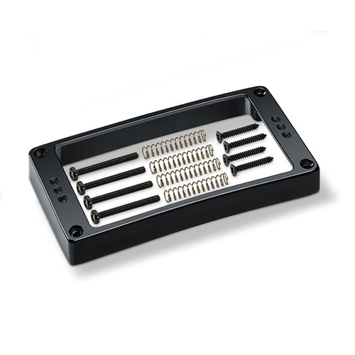 Schaller Curved High Guitar Pickup Frame Black 3H-17020414