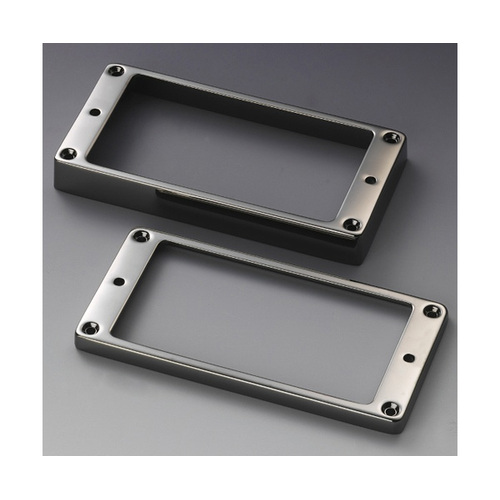 Schaller Guitar Pickup Frame-FlatLow Ruthenium 1H-17040611