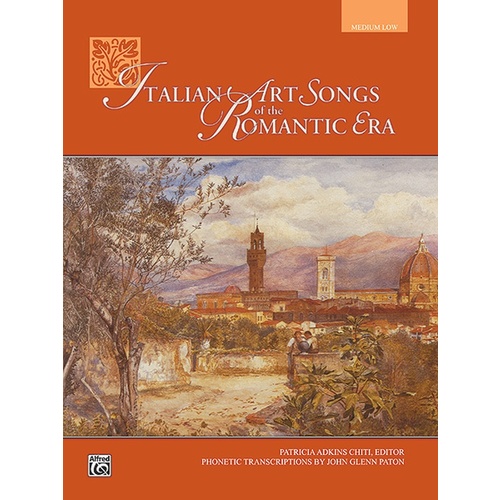 Italian Art Songs Romantic Era Med/Low Book