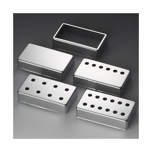 Schaller Guitar Pickup Cover 8 Holes Chrome 17010205