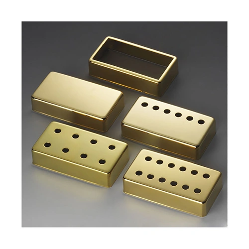 Schaller 8 Hole Gold Guitar Pickup Cover 17010505