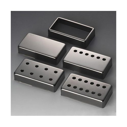 Schaller Guitar Pickup Cover-Closed Ruthenium-17010602