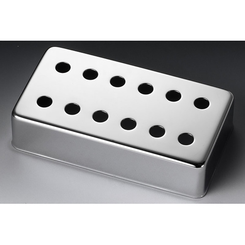 Schaller 12 Hole Guitar Pickup Cover Chrome 148B-17010206