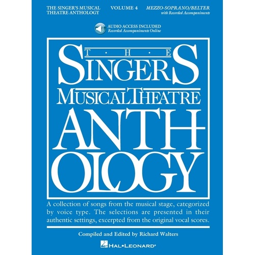 Singers Musical Theatre Anth V4 Mez Sop Book/Online Audio (Softcover Book/Online Audio)
