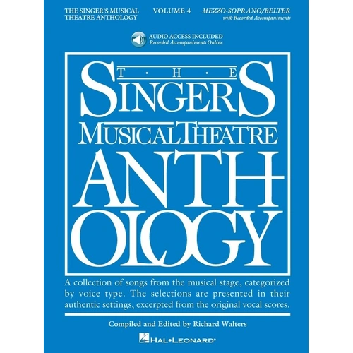 Singer's Musical Theatre Anthology Volume 4 Mezzo/Belt Book with Online Access