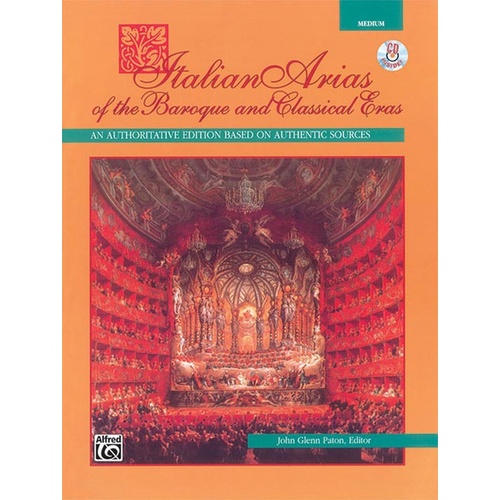 Italian Arias Of Baroque & Classical Med Book/CD